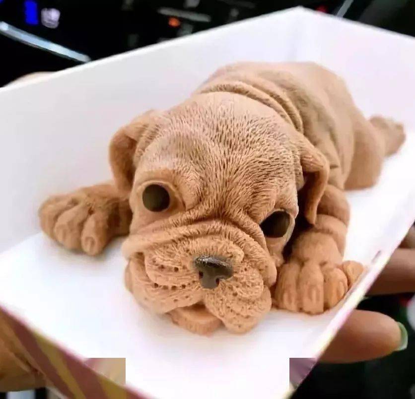 冰淇淋版狗狗,这么可爱的样子你忍心吃吗?