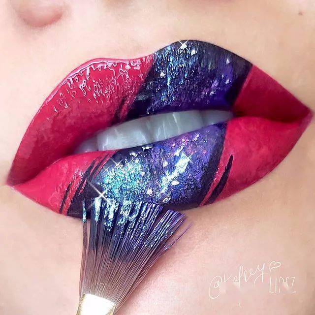 赏析美妆博主kelsey的艺术唇妆