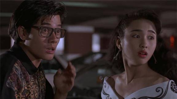 1991年香港喜剧龙虎戏凤这时的黎姿才20岁这颜值太高了