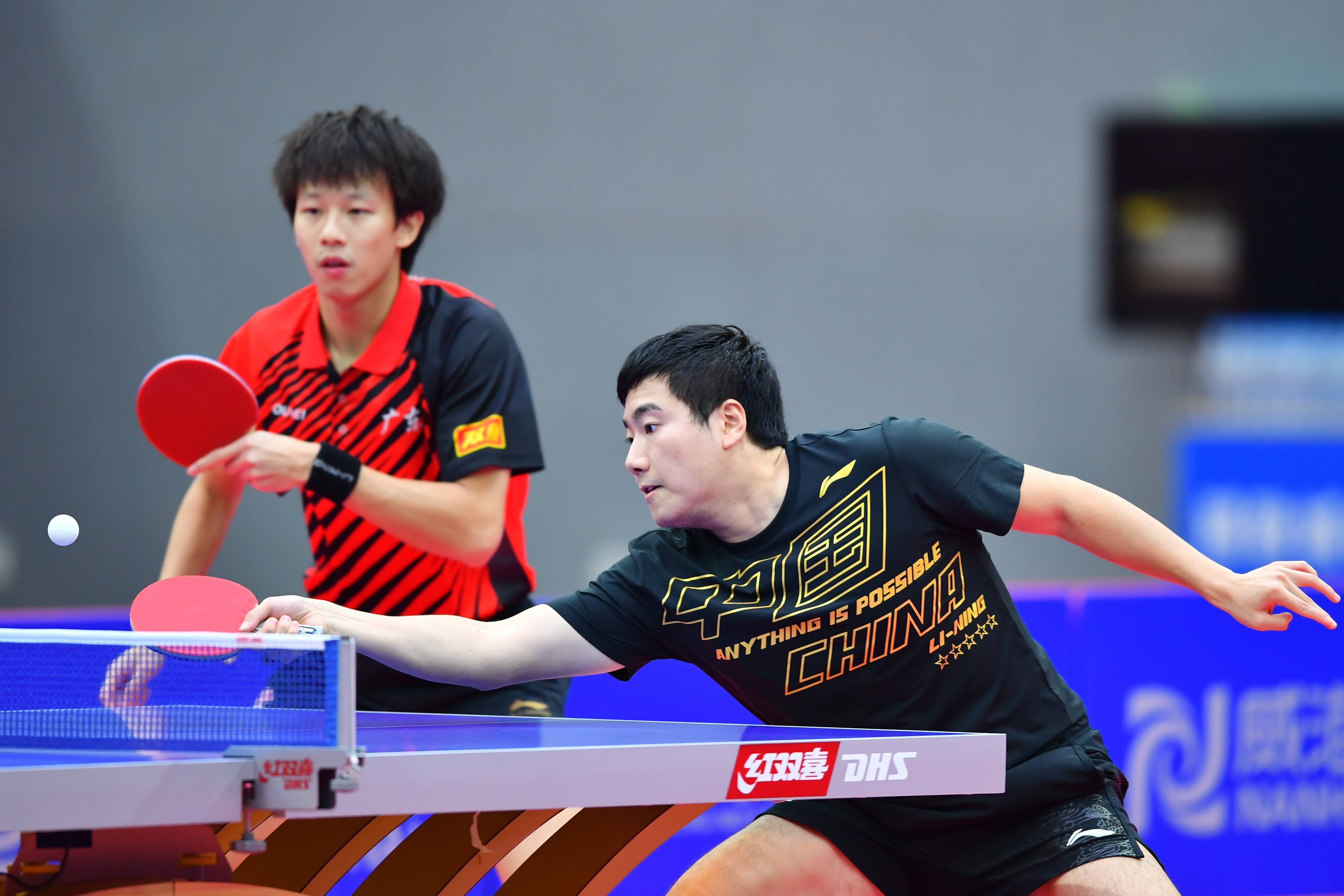 乒乓球——全国锦标赛:林高远/梁靖崑晋级男双决赛