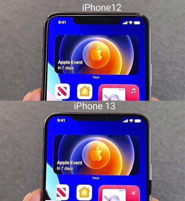 iphone 13手机外观曝光!正面的刘海设计与众不同