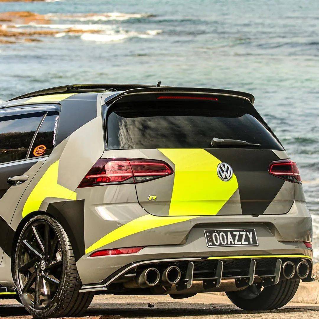 迷彩涂装高尔夫mk75r弥漫的战斗气息