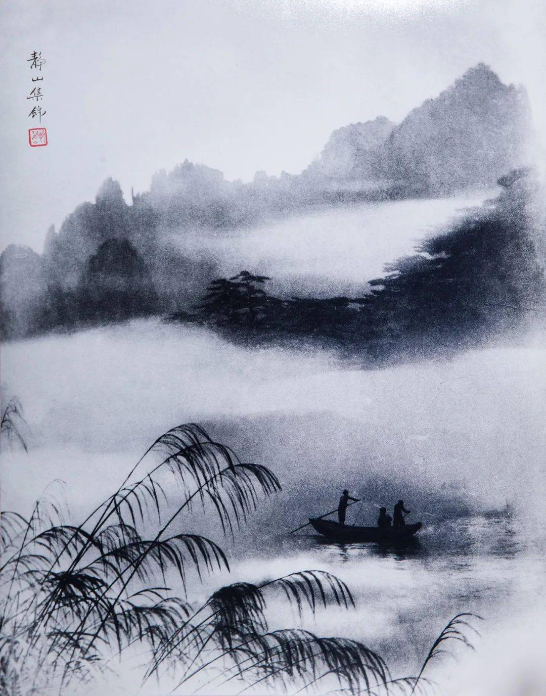 一壶酒一叶舟好美的秋江图