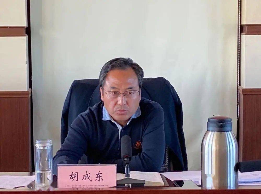 旗委副书记,政府旗长胡成东出席会议并讲话,政府副