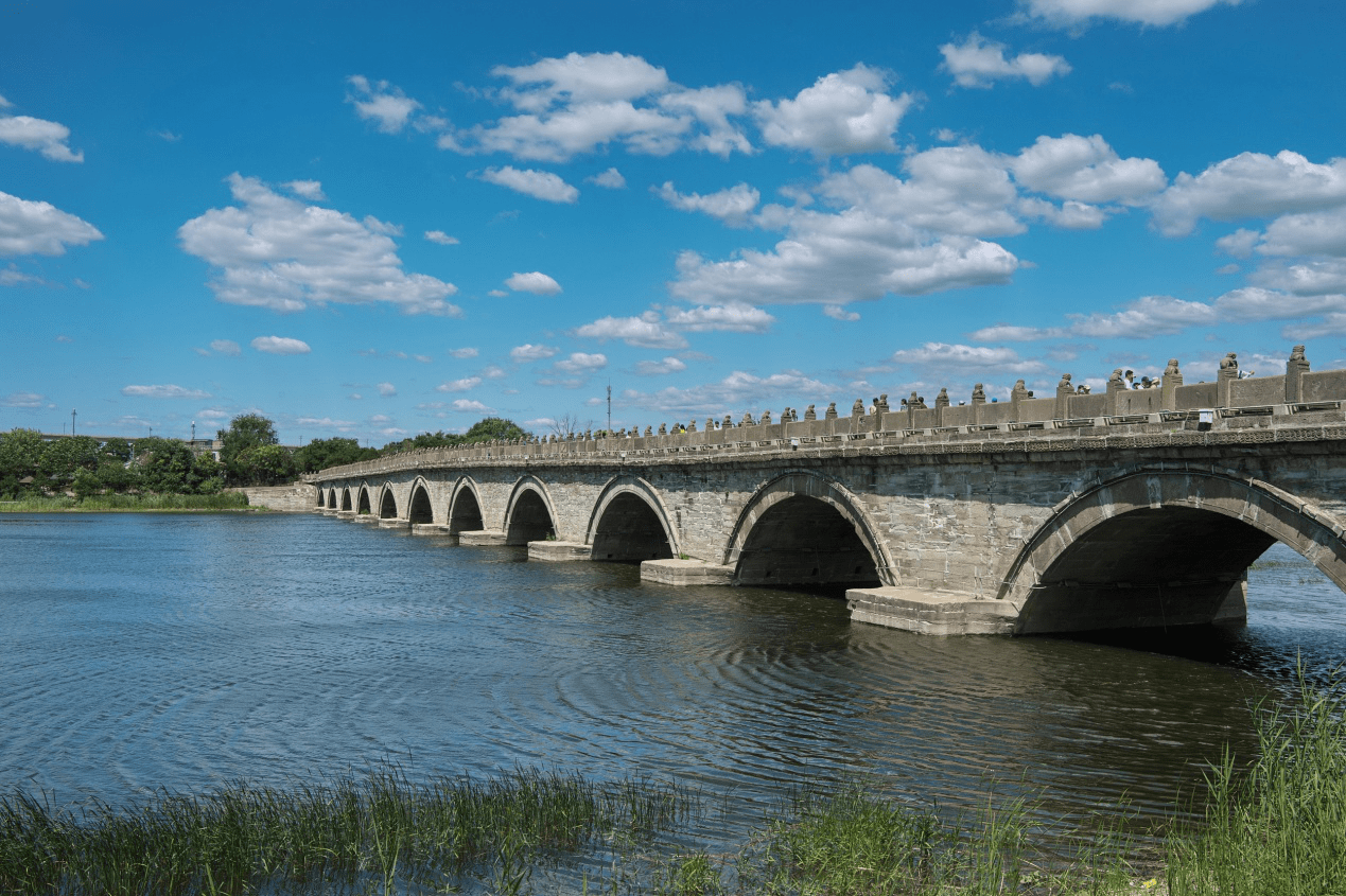 卢沟桥的照片全景图图片