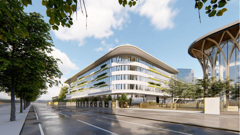 北海巴川中学效果图