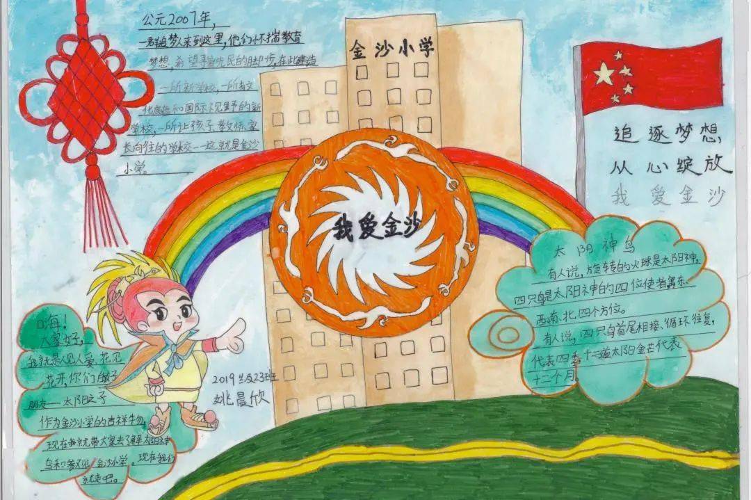fun眼世界造梦金沙金沙小学梦想课堂手抄报锦集