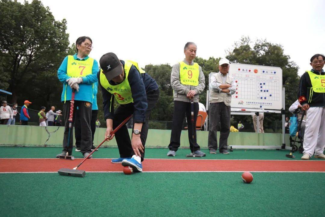 一杆挥健康门球赛快乐滨湖区第一届全民健身运动会门球比赛圆满结束