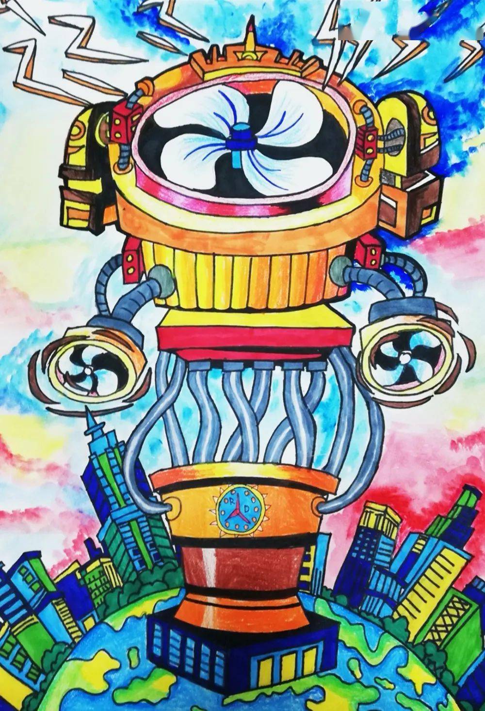 作品名称:5g新时代              作品名称:未来的新江苏