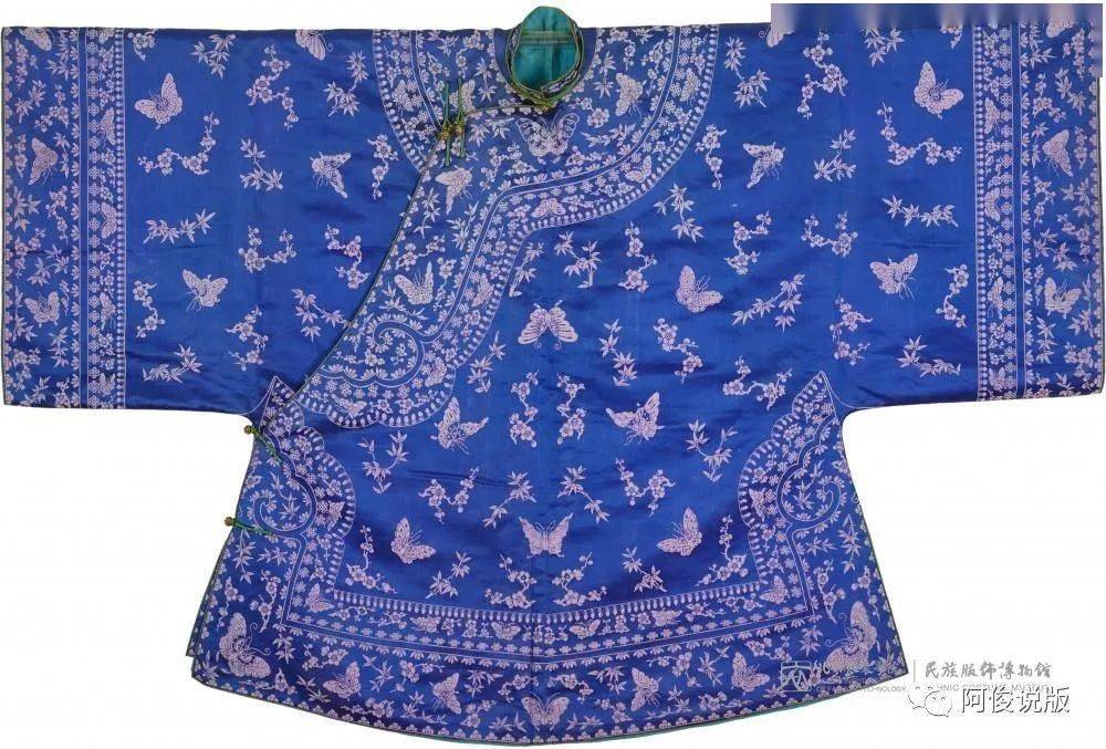 清汉女袄古董衣实物照片