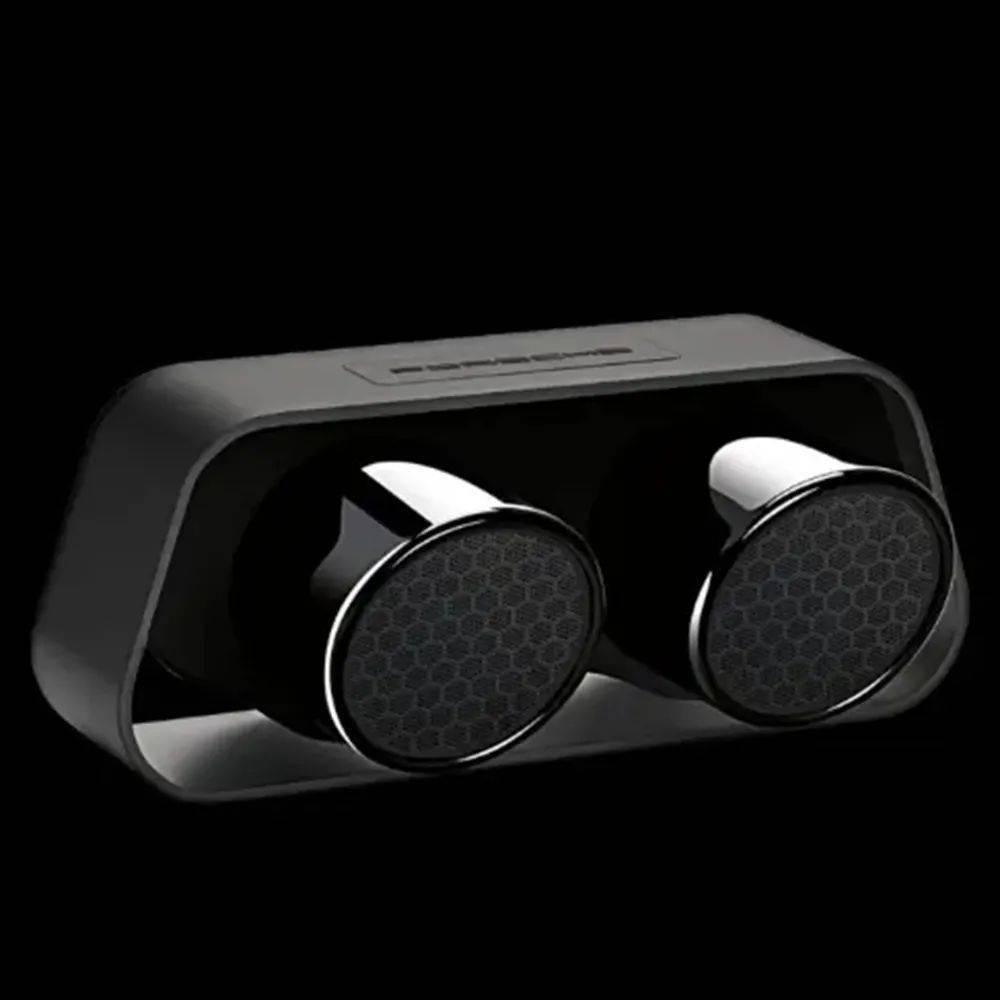 音响,这款音箱做工精良,经典的911排气款式造型,仿佛可以听见保时捷