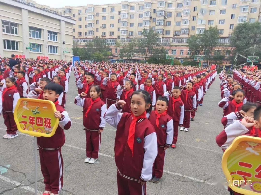 少年强中国强大同小学校庆祝中国少年先锋队建队71周年暨新队员入队