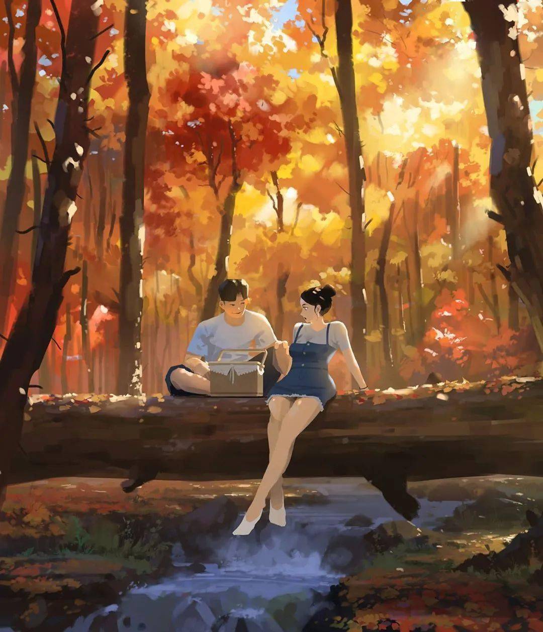 好喜欢这种风格的手绘有一种岁月静好的感觉