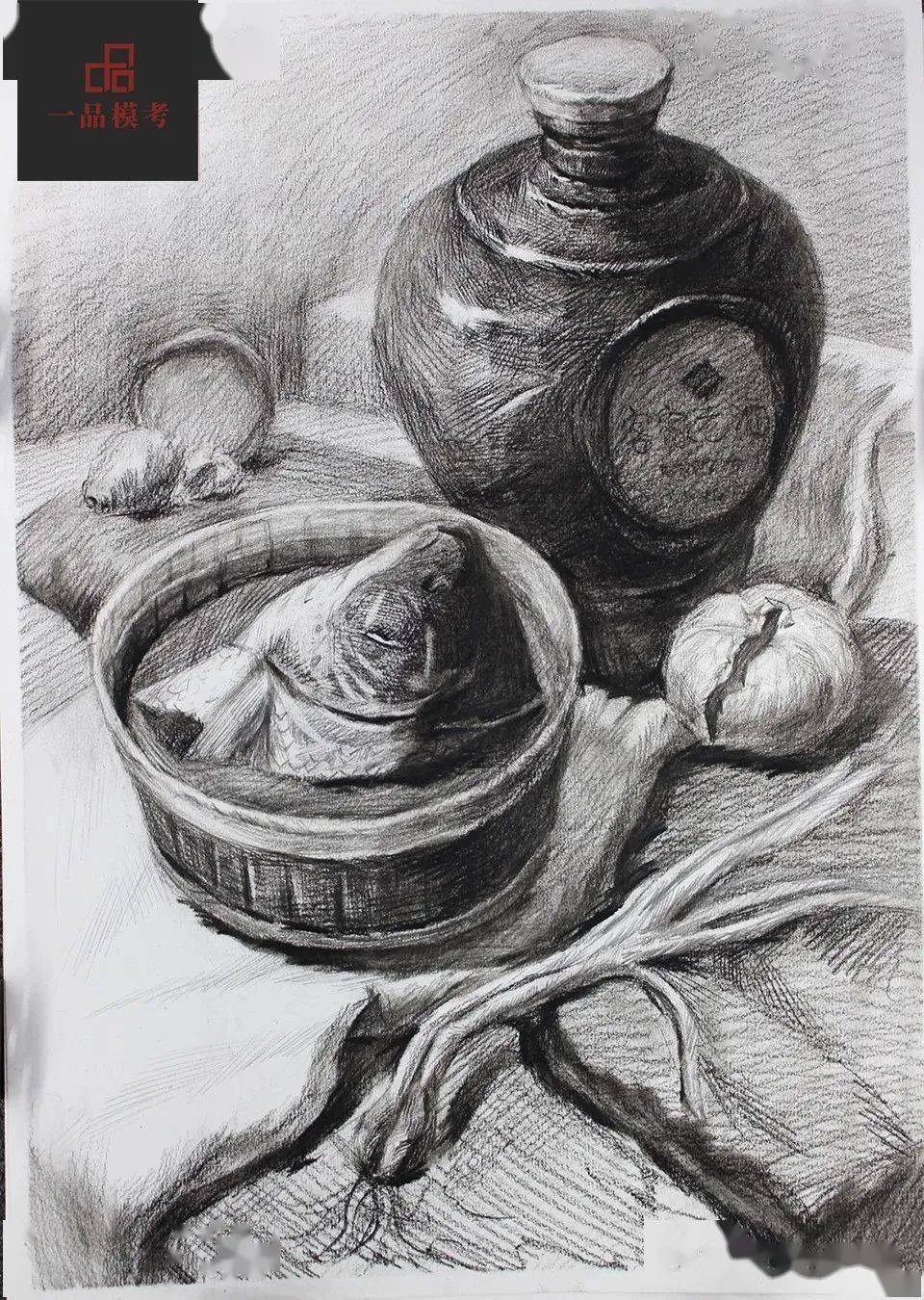 2021届广东省一品一模素描高分卷重磅出炉高手如云