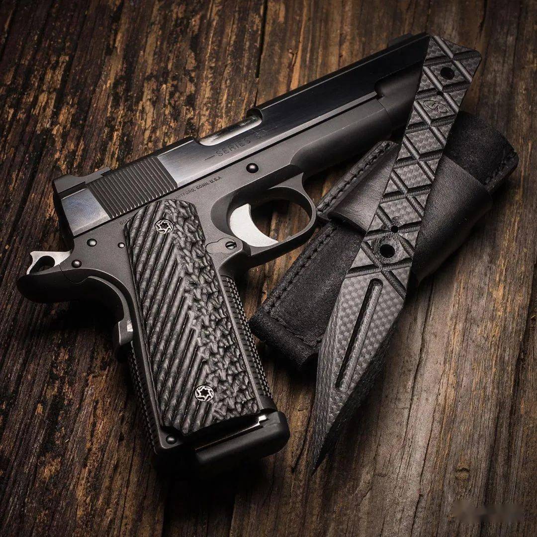 紧致贴合防滑减震手枪定制款握把片美图欣赏