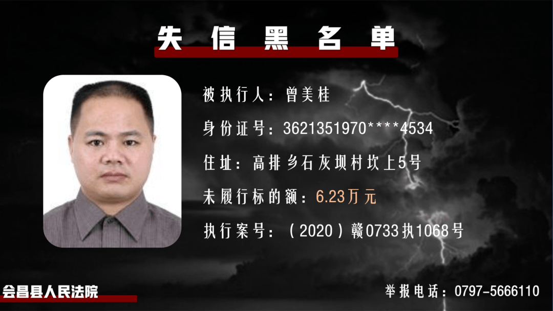 曝光赣州多地发布失信黑名单有你认识的吗