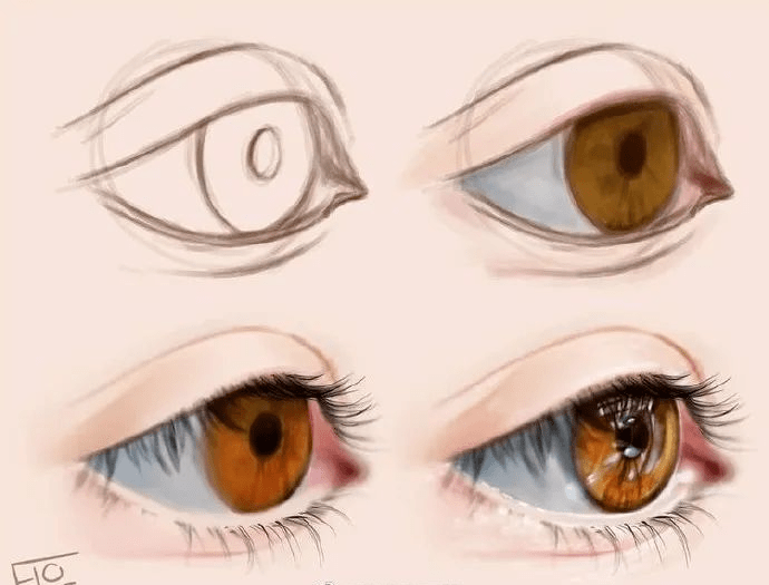 马克笔手绘丨五官绘画参考67676767