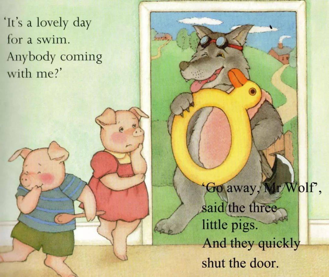 绘本阅读goawaymrwolf新编版三只小猪孩子的安全意识这样培养