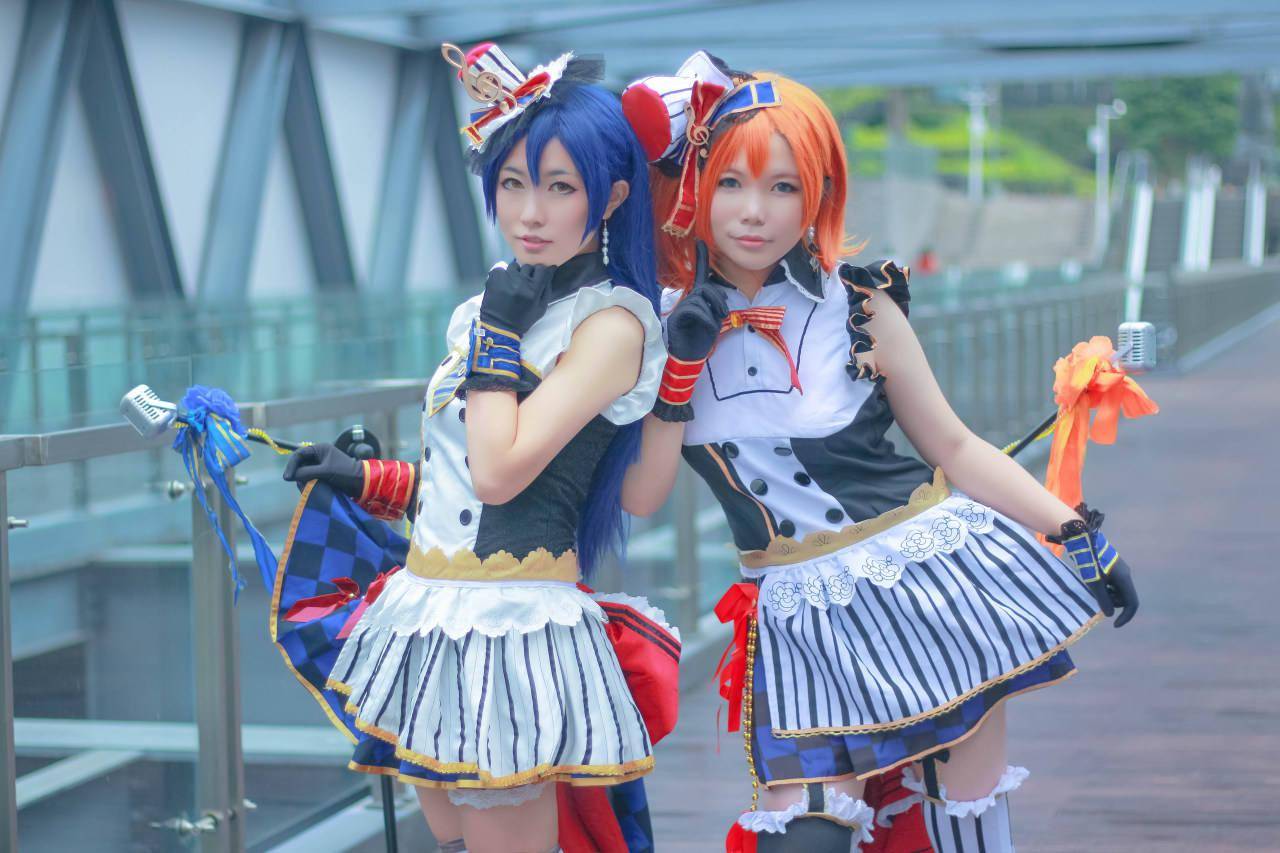 love live 女仆觉醒 海未cosplay