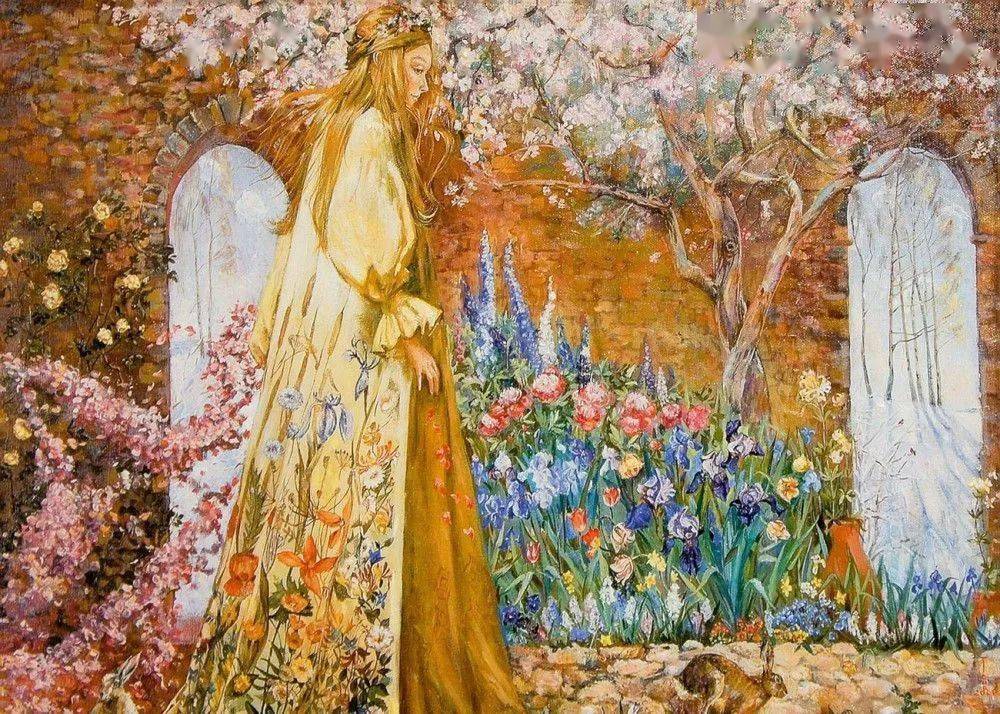 细致瑰丽的油画画风太绚烂了