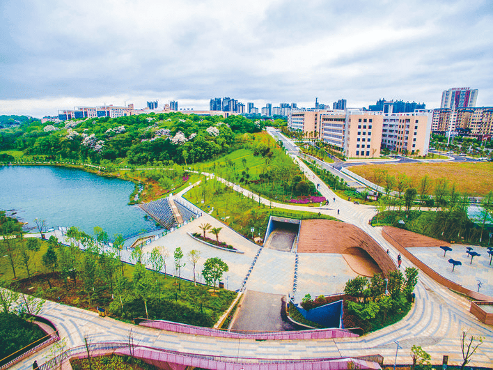 湘潭大学新校区实景图图片