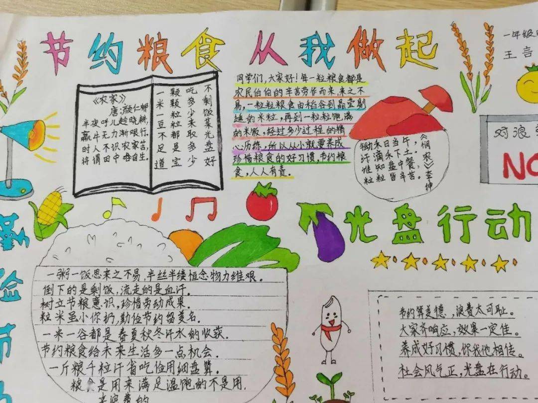 临外小学【2020第	七十八期】世界粮食日 我们在行动