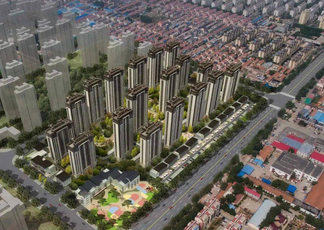 据了解,杨家林棚户区改造项目,居住用地建设十八栋住宅楼,层数19f-26f