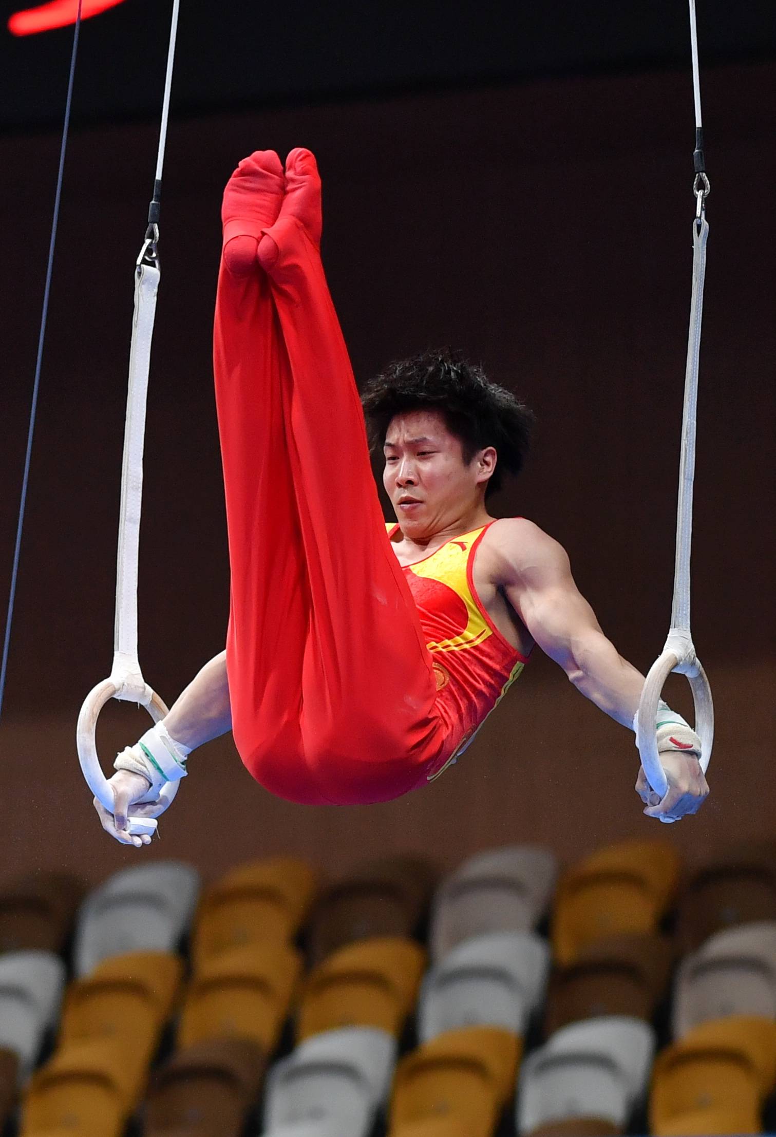 体操全国冠军赛男子吊环决赛赛况