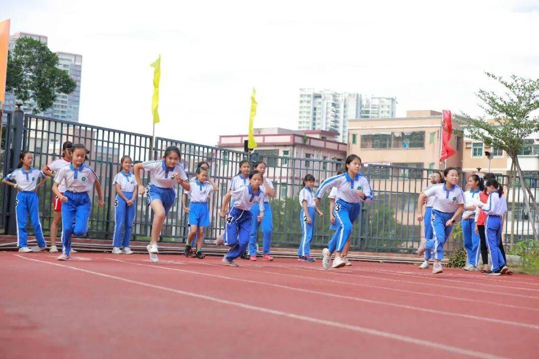 运动相伴鲜活成长记南湾沙塘布学校第四届田径运动会
