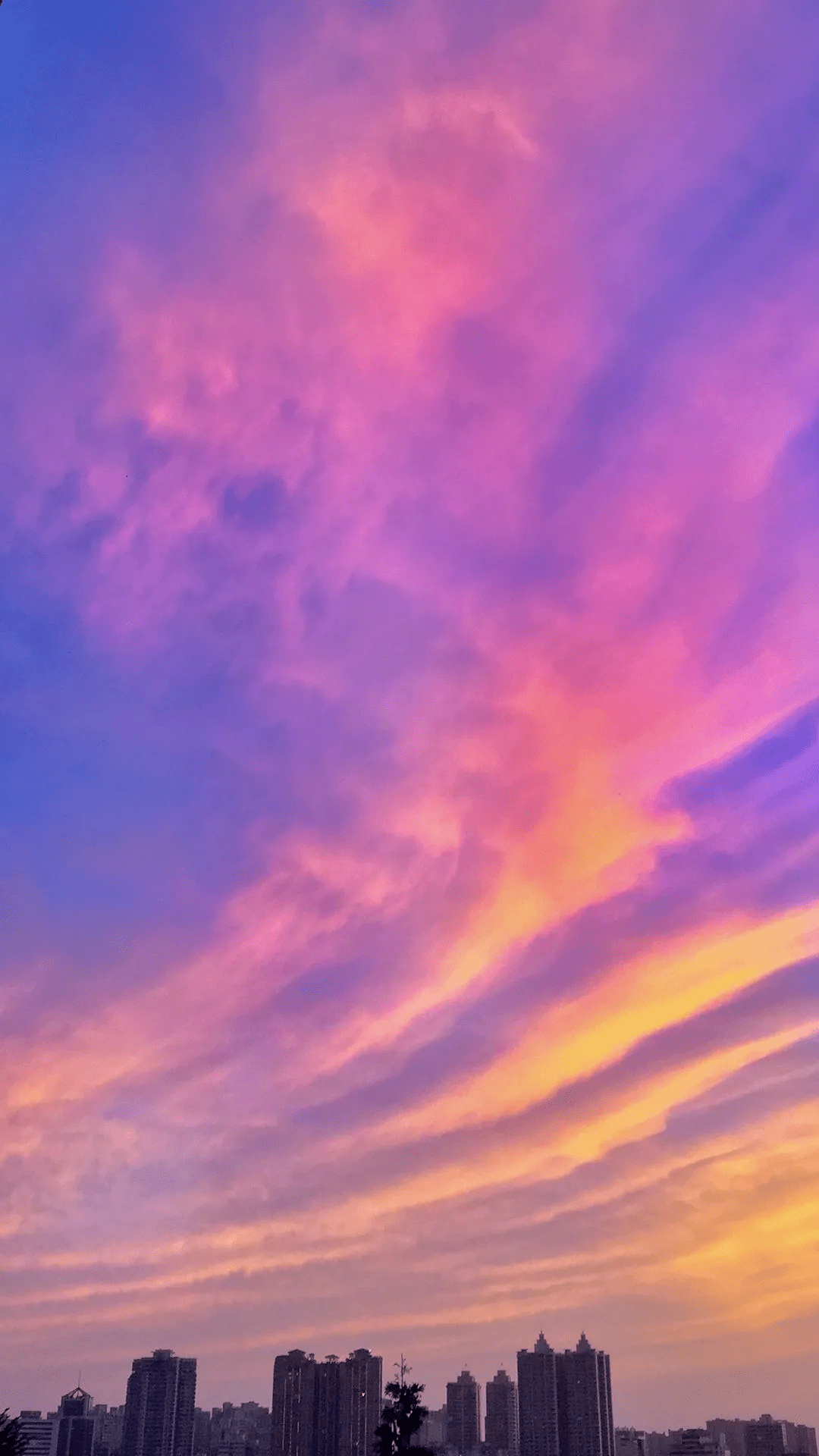 绚丽的晚霞刷屏过后,台风 冷空气来了!