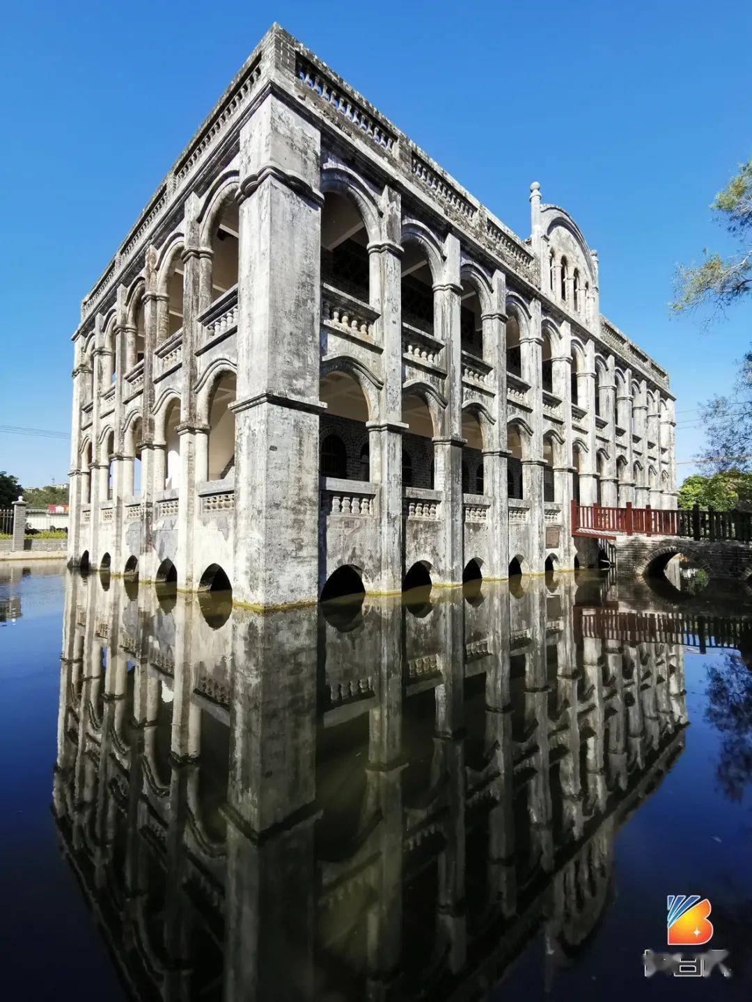 美景丨真漂亮博白名胜古迹大平坡水楼换新装啦