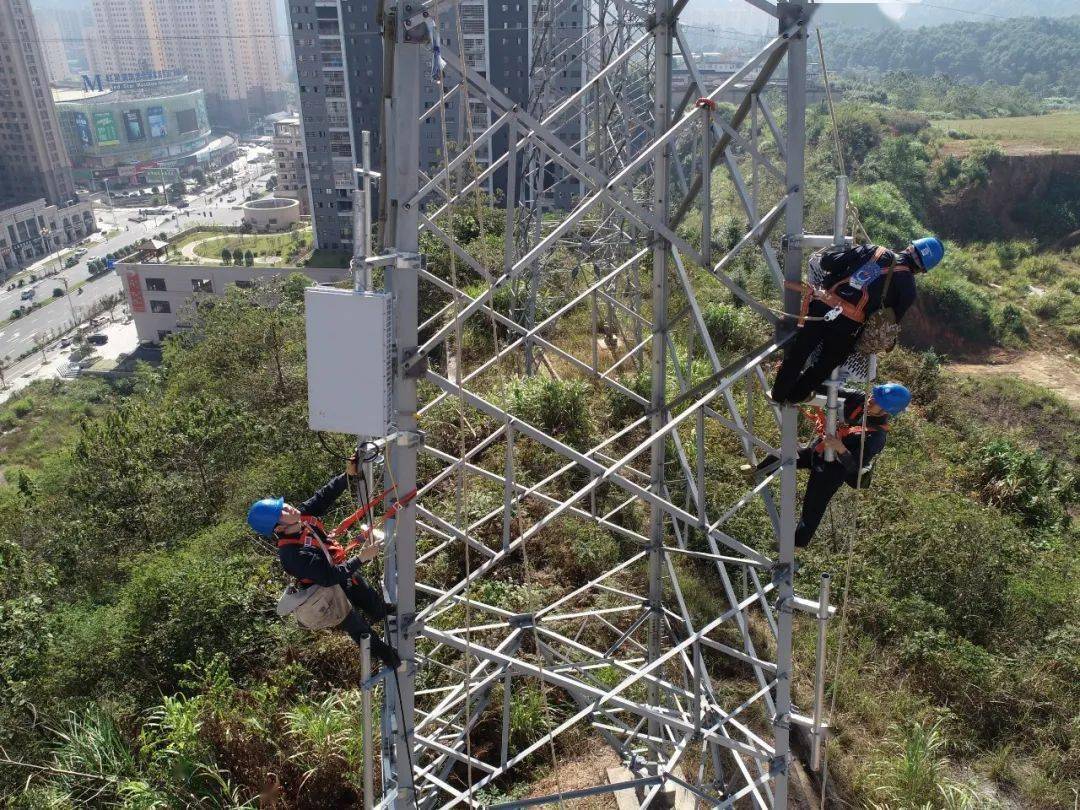 闽北首座"电力 5g通信"共享铁塔投入运行