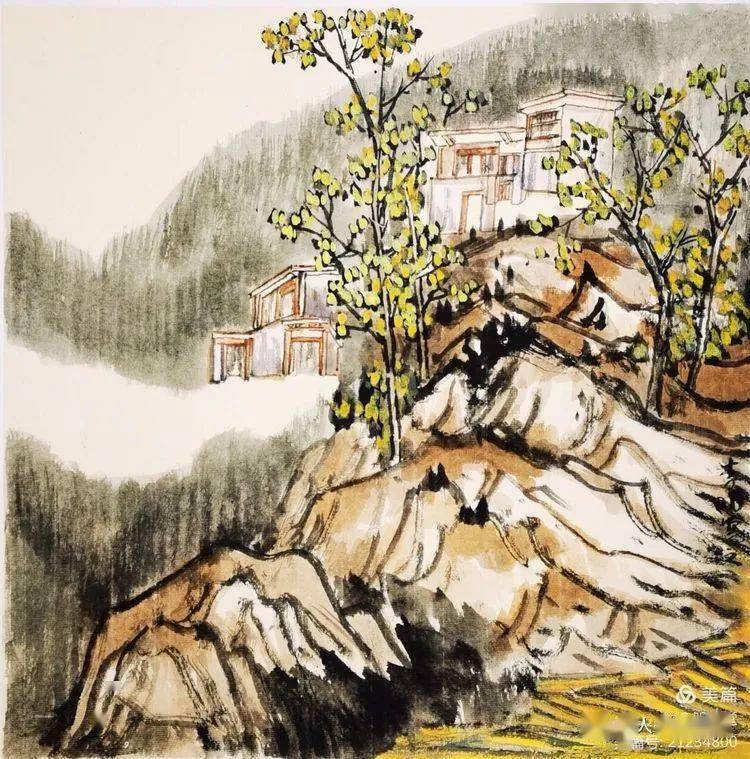 著名画家李昕2021年太行写生作品挂历