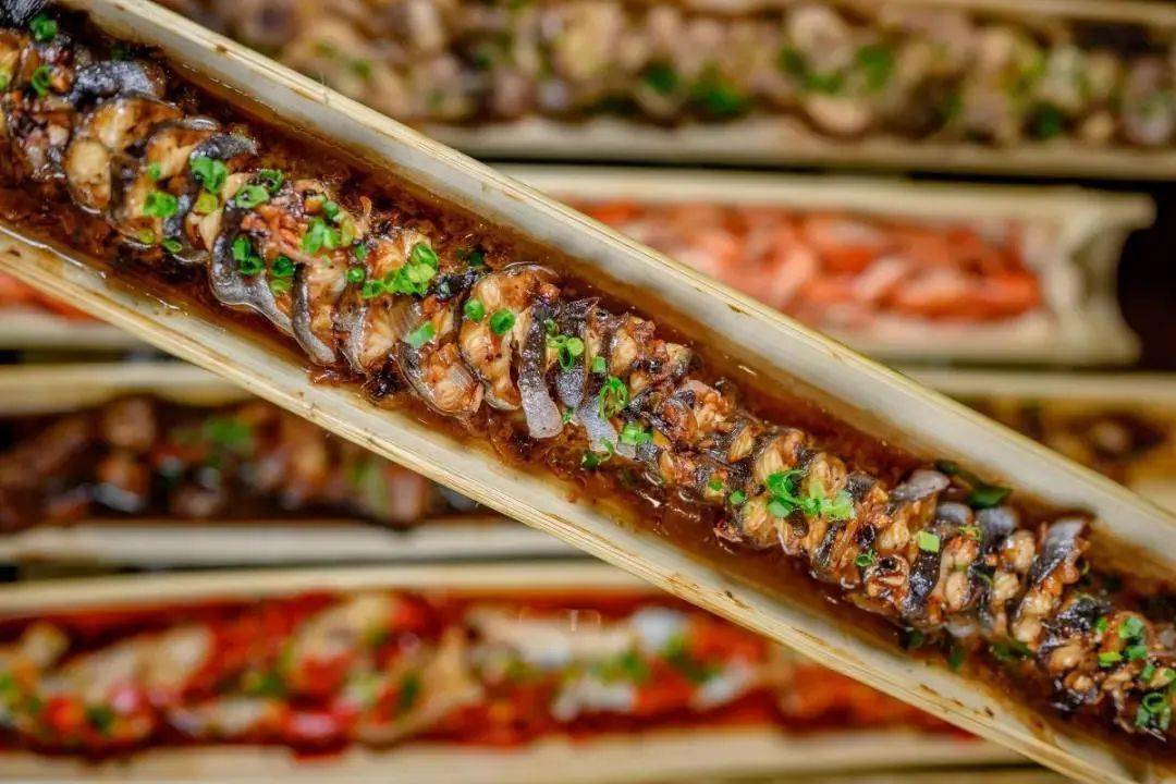 比手臂还要长的创意吸睛竹筒菜,健康生态又惹味,满上!