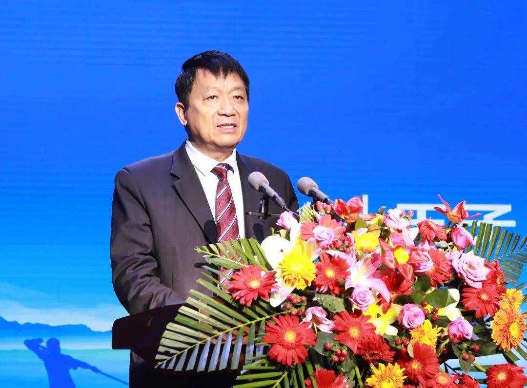 台湾中华洪门武术联盟秘书长刘大立致辞▲台湾中华两岸新时代交流协会