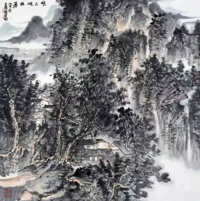 笔墨下的万水千山著名画家张建国作品欣赏