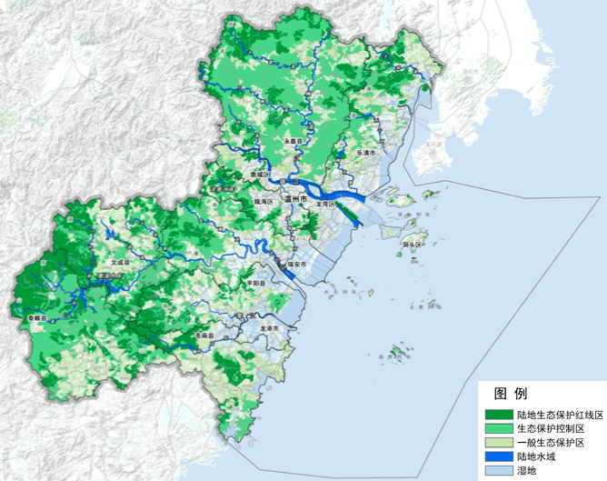 温州水系分布图图片