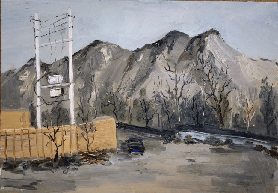 生命的河杨占河工作室导师与研究生北长滩写生作品展