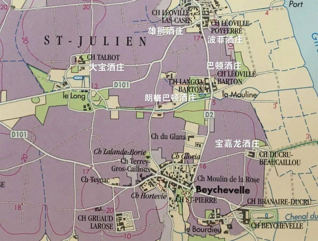 (pauillac,玛歌(margaux)和圣埃斯泰夫(saint-estephe)并称为"梅多克