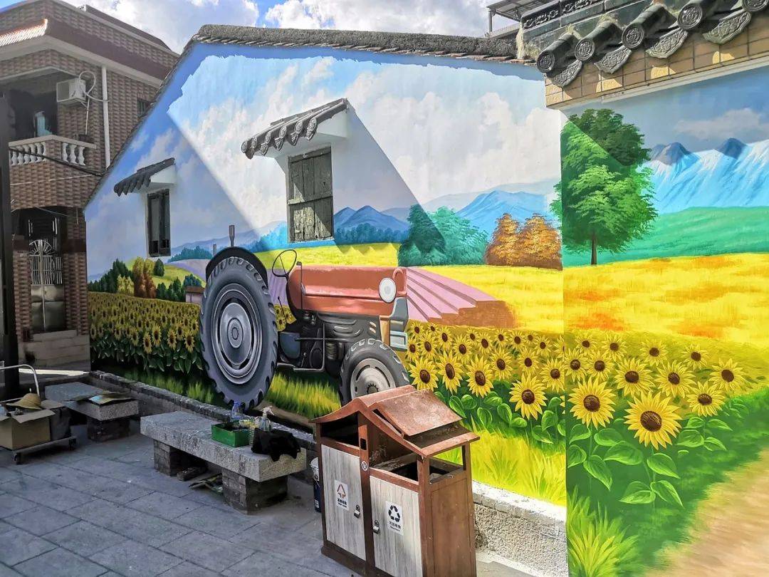 以农耕文化为主题的"文武驿站".