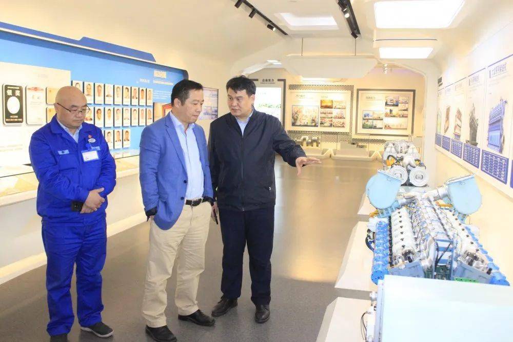 友好往来陈刚来中国船舶集团旗下中国船发陕柴重工调研