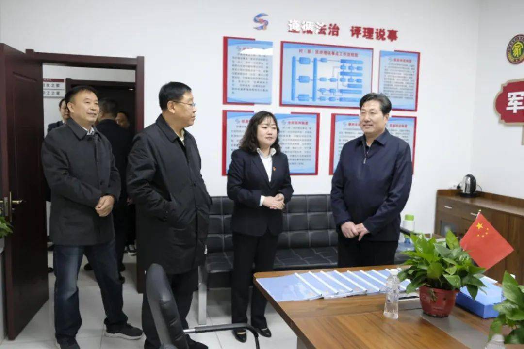 于洪区人大常委会视察退役军人管理保障工作