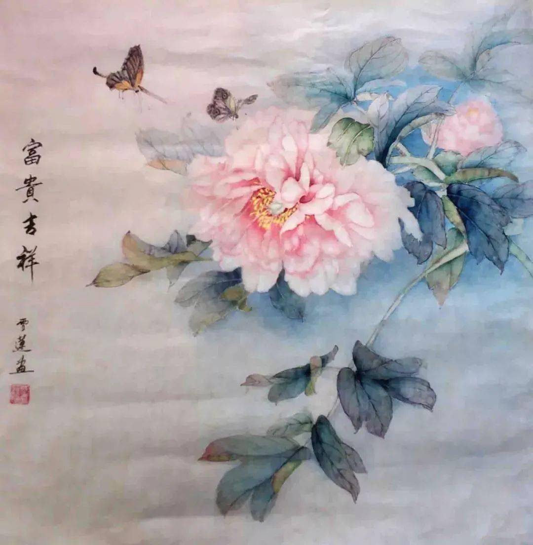 张雪莲第3期没骨梅兰竹菊技法班只需100元