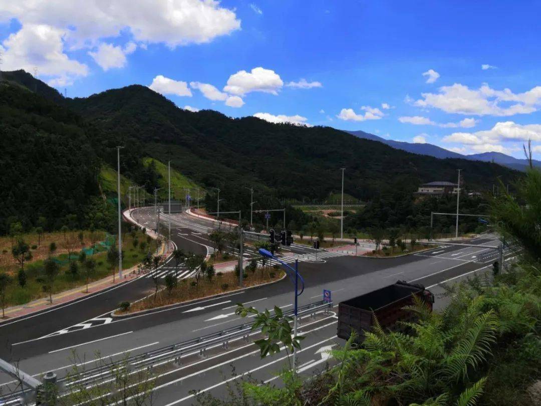 国道g205连接线正式通车!去三明动车站更方便了!