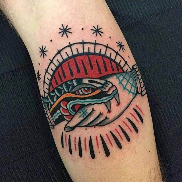 美式复古韵味oldschool纹身的独特感觉