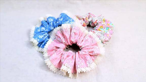 用手缝针自制漂亮的发带,简单又实用,快来做一个吧