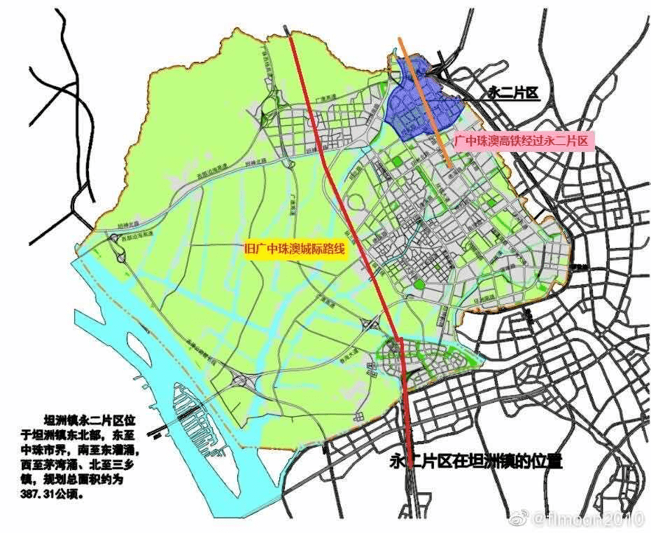 坦洲公路规划图图片