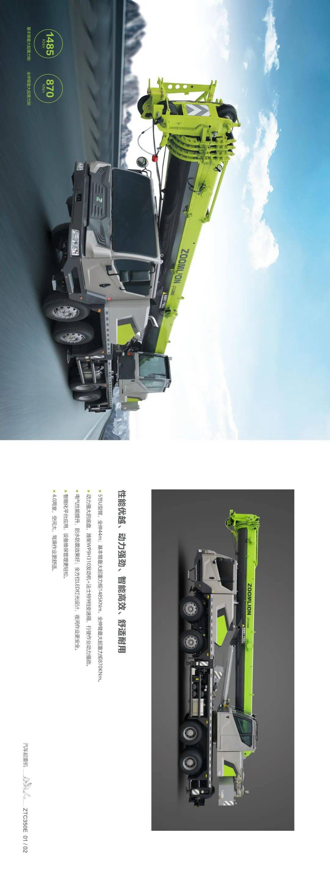 产品画册丨汽车起重机丨ztc350e552_手机搜狐网