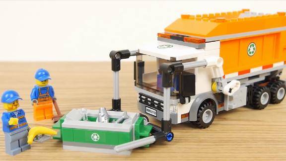 垃圾环保车乐高积木lego60118城市系列