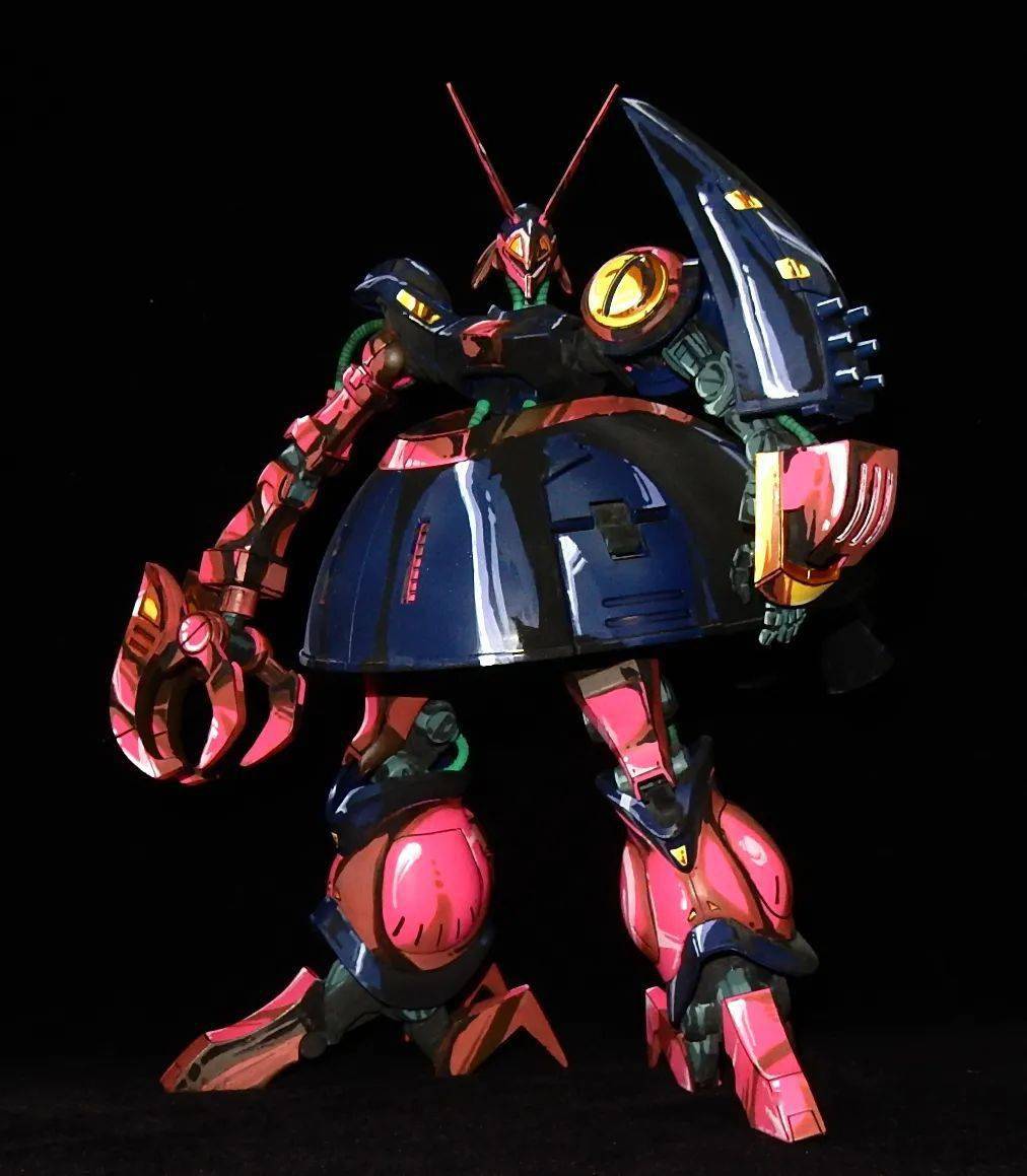 hg猎犬笔涂动画涂装傻傻分不清是纸还是模